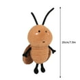 thumbnail image 3 of 8" Bee Stuffed Animals Soft Plush Bees Plush Toys for Kids Birthday Gifts, Stuffed Toy Throw Pillow Decorations, 3 of 3