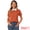 Caramel, variant on Contrast Puff Short Sleeve Blouse Top S Caramel