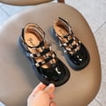 thumbnail image 4 of 3-12T Girls Rivets Flats Dress Shoes Kids Princess PU Leather Mary Janes Dance Shoes, 4 of 8
