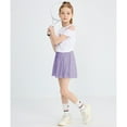 thumbnail image 5 of Rolanko Skorts for Girls Skirts 2 Pack Cotton Kids Shorts Casual Play School Tennis 2-9 Years, 5 of 6