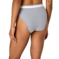 thumbnail image 4 of Hanes Legends High-Cut Underwear Pack, 3-Pack Black/Grey/Pink M Women's, 4 of 10