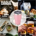 thumbnail image 5 of 30oz Tumbler Stainless Steel Vacuum Insulated Water Coffee Tumbler Cup Double Wall Powder Coated Spill-Proof Travel Mug Thermal Cup for Home Outdoor Pink, 5 of 6