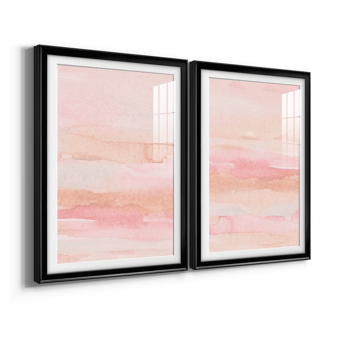 Wexford Home Rose Fade I Premium Framed Print, 30.5" x 42.5" - Ready to Hang, Black (Set of 2)