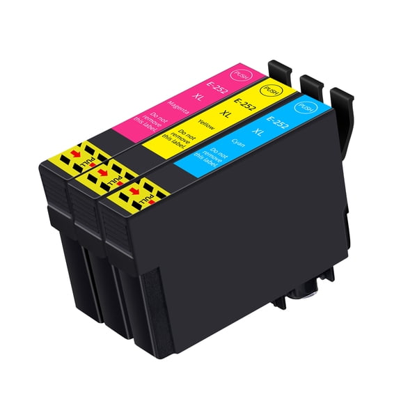 252 252XL Ink Cartridge Replacement for Epson WF7720 7710 7620 7610 7110 7210 WF3640 3630 3620 Printer(3 Pack)