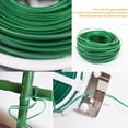 thumbnail image 3 of 2 rollos de alambre de jardinería verde de 50M con cortador de alambre de plástico, ataduras de alambre para jardín, ataduras de alambre para plantas para organización de jardinería doméstica TUNC Sencillez, 3 of 5