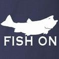 thumbnail image 3 of CafePress - Fish On Long Sleeve Dark T Shirt - Long Sleeve Dark T-Shirt, 3 of 4