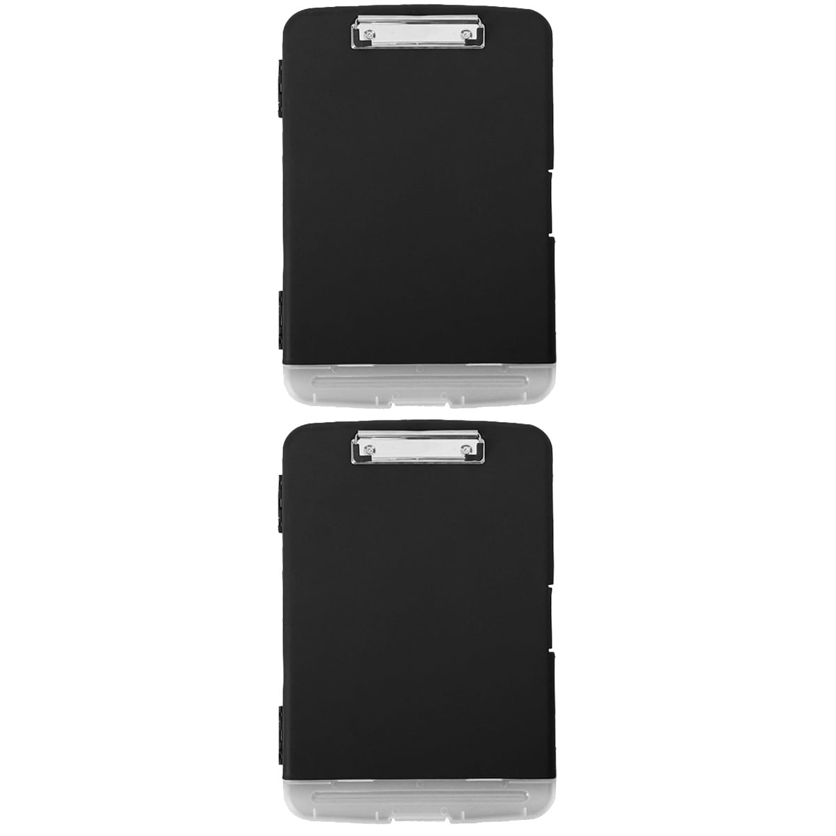 Guiyong 2pcs A4 Clipboard File Clip Multifunction Paper Holder Memo Folder Board Pen A4 Paper Container Box