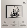 thumbnail image 2 of Owlito I Canvas Print Animal Illustrations by Art Remedy, Black Frame, 24 x 20, 2 of 6