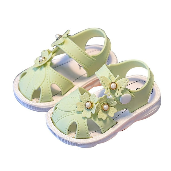 Darzheoy Toddler Children Sandals Delicate Trim Flexible Sole Solid Color Graphic Versatile Cute Summer Leather Shoes For Boys And Girls