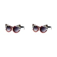 thumbnail image 4 of Qarigey RetroGafas de sol ligeras y portátiles para personas a la moda Estilo vintage rojo rojo 2piezas, 4 of 6