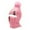 Pink, variant on Bibifish Womens Cable Knit Balaclava Hat With Zipper & Pom Pom Soft Warm Windproof Hat Winter Outdoor Activities Practical Cozy Hats