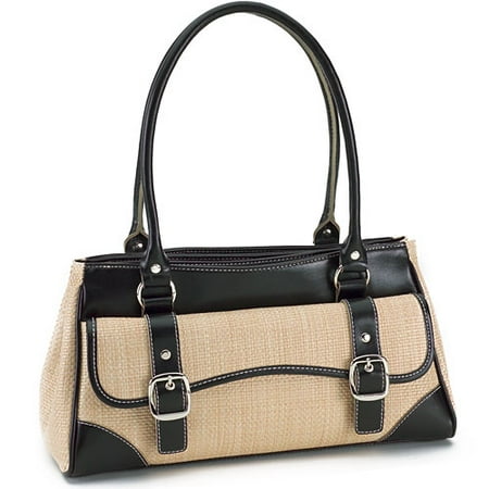 George - Basket-Weave Handbag