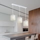 thumbnail image 4 of Lámpara de araña LED de hierro de tres cabezas con personalidad creativa simple moderna para restaurante, dormitorio, pasillo, balcón, escaleras, 4 of 4
