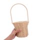 thumbnail image 5 of unbranded Cesta De Imitación Ratán Beige Con Asa Para Flores Y Recolección En Bodas, 5 of 7