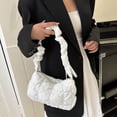 thumbnail image 2 of Bolso Mano Con Burbujas para Mujer Bolso Informal Nailon Con Plumón para Las Axilas (blanco), 2 of 9