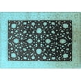 thumbnail image 1 of Ahgly Company Indoor Rectangle Oriental Light Blue Traditional Area Rugs, 4' x 6', 1 of 4
