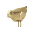 thumbnail image 5 of 7", 8"H Gold Polystone Dimensional Faceted Bird Sculpture, by CosmoLiving by Cosmopolitan (2 Count), 5 of 13