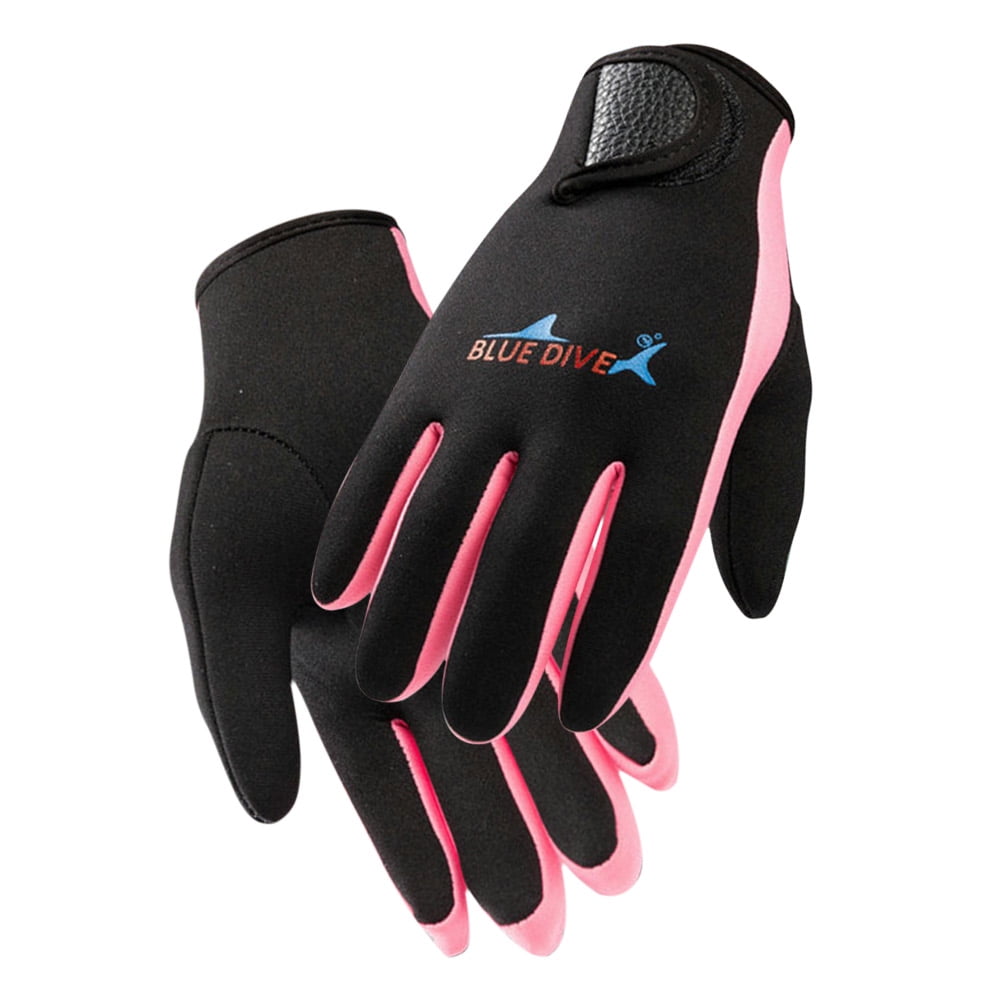 Neoprene Scuba Gloves Women Men 1.5MM Non-Slip Wetsuit Deep Diving Gloves Snorkeling Dive Gloves Swimming Gloves Sailing Surfing Under-Water Work Gloves 