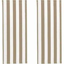 2Pcs Beach Sling Patio Chairs Tan Canvas Sling Chair Replacement Outdoor Chairs Cloth Replacements 116x42cm Portable Reclining Sling Chair Fabric