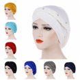 thumbnail image 3 of Foulard Douce pour Femmes Turban Foulard Chapeau Hijab Musulman Tressé, 3 of 5