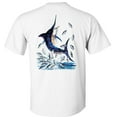thumbnail image 2 of Fair Game Blue Marlin Fishing T-Shirt, Fishing Graphic Tee-White-2x, 2 of 4