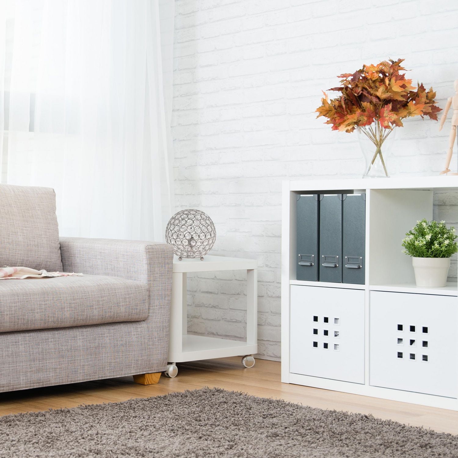 Elegant Designs Crystal Ball Sequin Table Lamp