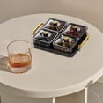 thumbnail image 1 of Xihbxyly Ofertas de Almacén En Oferta Bandeja Compartimentada para Sala de Estar En Casa, Caja para Dulces, Almacenamiento de Frutos Secos de Gran Valor, Bandeja para Frutas, 1 of 7