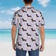 thumbnail image 4 of Fotbe Dachshund Dog Camisa Hawaiana para Hombre Unisex – Camisa Casual de Verano con Botones de Manga Corta de Algodón y Lino,XX-Large, 4 of 7