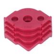 thumbnail image 2 of 4 Pcs Radius Jig Router Template ABS Wear Resistant Woodworking Corner Radius Jig Half Rounded Corner Positioner Red, 2 of 14