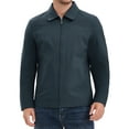 thumbnail image 1 of CHAQUETA CASUAL DE LARGO MANGA CON SOLAPA Y CREMALLERA COMPLETA PARA HOMBRE EN COLOR AZUL OSCURO, 1 of 6
