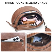 LATMAP Crossbody Sling Bag For Women&Men Brown