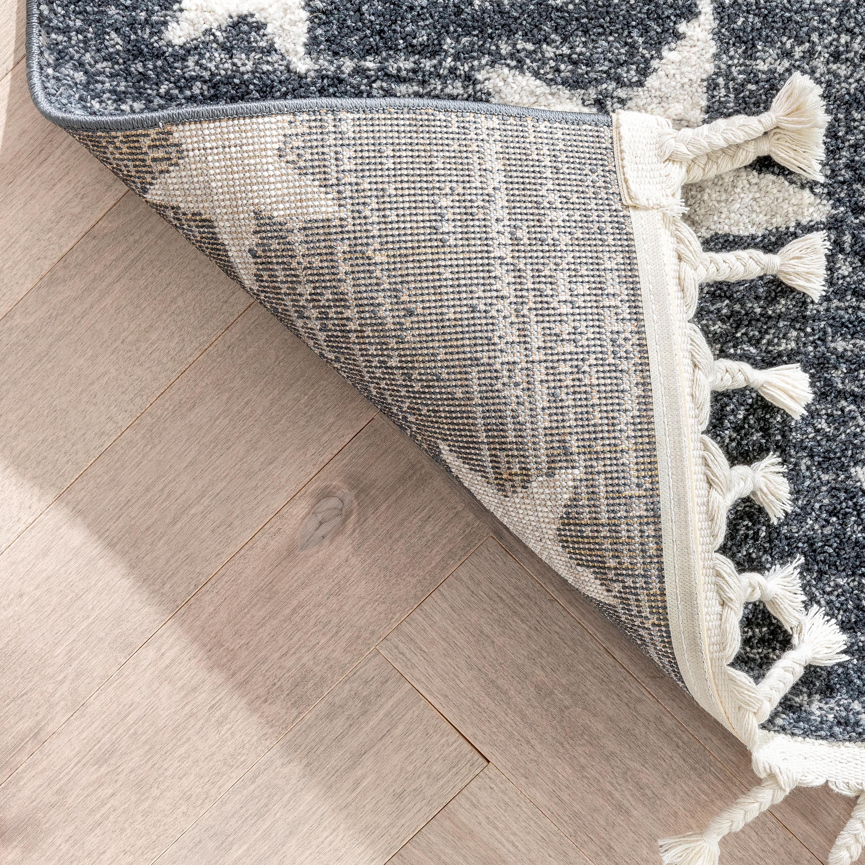 Well Woven Kennedy Stars Modern Kids Rug Grey 2'3" x 7'3" Runner Rug