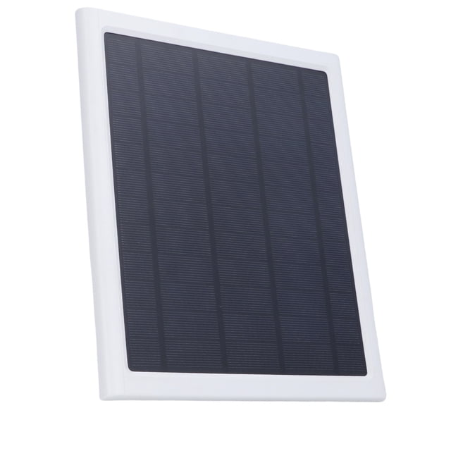 Panel Solar De 6W Para Cámara De Seguridad, Cámara Solar De Cámara Impermeable IP66 Con Montaje Ajustable De 360 Y Cable De 9.8 Pies, Cargador De Panel Solar De 6V Para