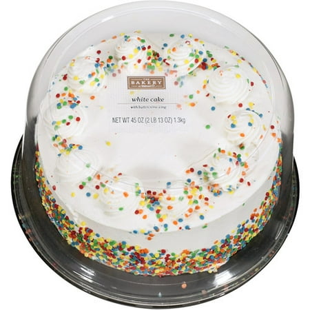 8" Celebration Cake White