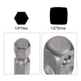 thumbnail image 4 of Unique Bargains Socket Accessory Set, 10mm Deep Socket 1/4' Hex Shank Impact Adapter with 1/2' Drive, 4 of 5