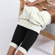 thumbnail image 2 of Pantalones cálidos ajustados de terciopelo para otoño e invierno, leggings elásticos gruesos de lana de cordero para mujer, 2 of 6