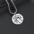 thumbnail image 1 of 2023 Hip Hop collar con colgante de acero de titanio para Mujeres Hombres lindo Kpop moda coreana garabato collar pareja regalo de fiesta, joyería, 1 of 5