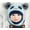 Blue, variant on Baby Toddler Winter Warm Cute Beanie Hat and Scarf Sets Panda Plush Cap for Boys Girls Kids Gift