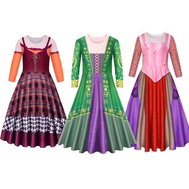 Hocus pocus costume winifred sanderson cosplay costume dress uniform