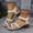 White, variant on Viluyesy Womens Heeled Sandals, Ankle Strap Round Toe Wide Width Summer Casual Comfortable Shoes Black