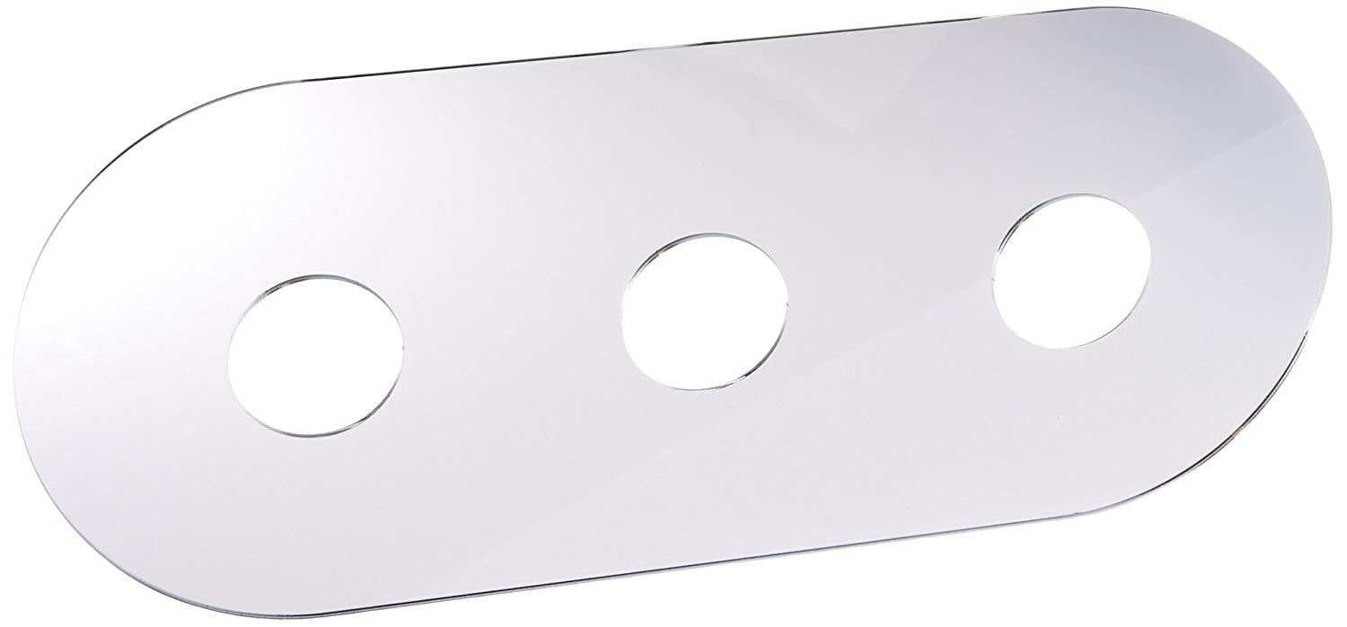 PPP Mirrored Acrylic Triple Faucet Cover-Up Plate CU-300
