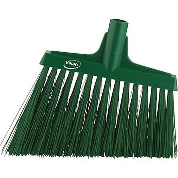 Vikan 12" Angle Broom- Extra Stiff - Green (4 Units)