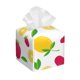 thumbnail image 1 of Balery Strawberry and Lemon Porta Pañuelos de Cuero con Estampado – Funda Moderna Cuadrada para Caja de Pañuelos, Dispensador 5x5x5'', 1 of 7