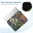 thumbnail image 2 of FORMRS 15-15.6 inch Laptop Sleeve Case Soft Carrying Quilted Computer Bag Cover, White Floral Garden, 2 of 7
