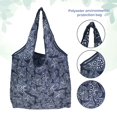 thumbnail image 5 of Bolso de compras plegable grande y ecológico, bolso de hombro portátil reutilizable, bolso de viaje para comestibles, bolso de bolsillo a la moda, bolsas de almacenamiento pesadas, 5 of 5