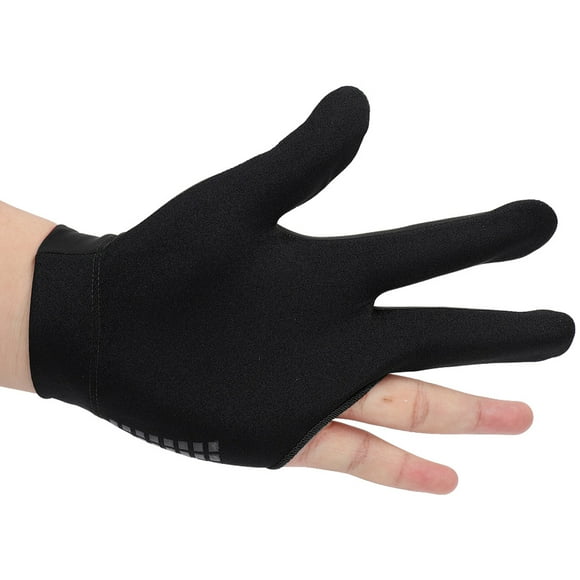 Glove Unisex Snooker Billiard Cue Glove Pool Left Hand Open Three Finger Gloves