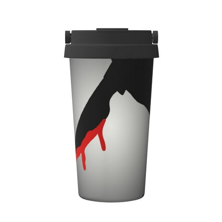 

KLL A Bloody Knife In His Hand Pattern Stainless Steel Vacuum Insulated Tumbler - Carry Insulated Coffee Mug - Reusable Insulated Cold Brew Iced Coffee Cup Thermos