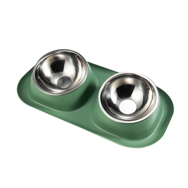 All-in-One Elevated Pet Feeding Bowl – Durable Plastic Dish for Cats and Dogs with Wide Design