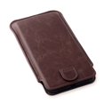 thumbnail image 3 of Dockem Provincial Wallet Sleeve for iPhone 14 Pro Max, 13 Pro Max, 12 Pro Max, 11 Pro Max, XS Max, 8 Plus, 7 Plus, 6/6S Plus: Slim Professional Pouch with 2 Pockets [Brown], 3 of 9