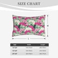 thumbnail image 4 of Logiee Orchids Flowers Print Pillow Case,Throw Pillow Covers, Double Sided Plush Cushion Cover for Couch Sofa Bed, Only Pillowcase-16"x24", 4 of 6